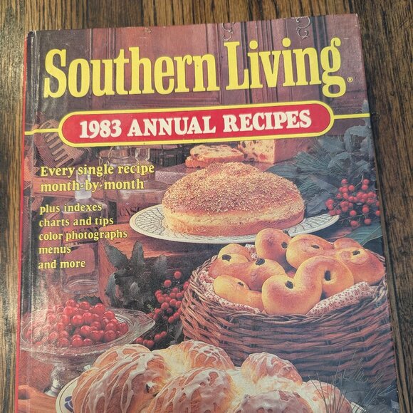Vintage Southern Living 1983 Annual Recipes Cookbook Every Recipe From 1983 - Picture 1 of 10